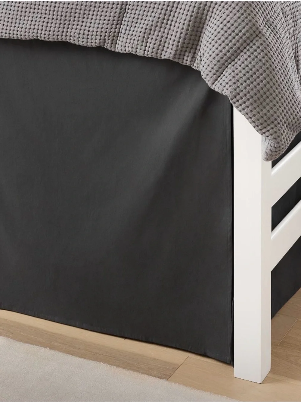 Vaulted twin xl bedskirt
